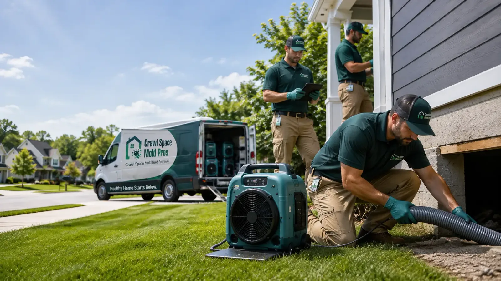 Crawl Space Mold Removal in Lindstrom, MN